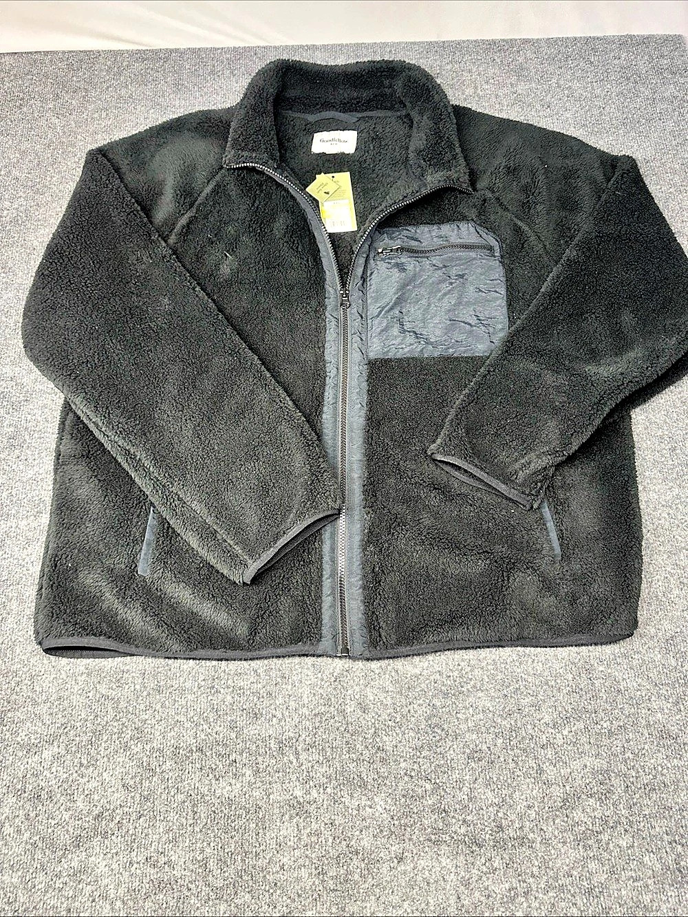 Goodiellow Black Fleece Jacket Size XL NWT